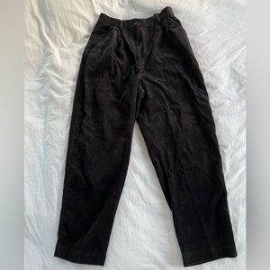 Marsh Landings Petite black corduroy pants size 10 Petite
